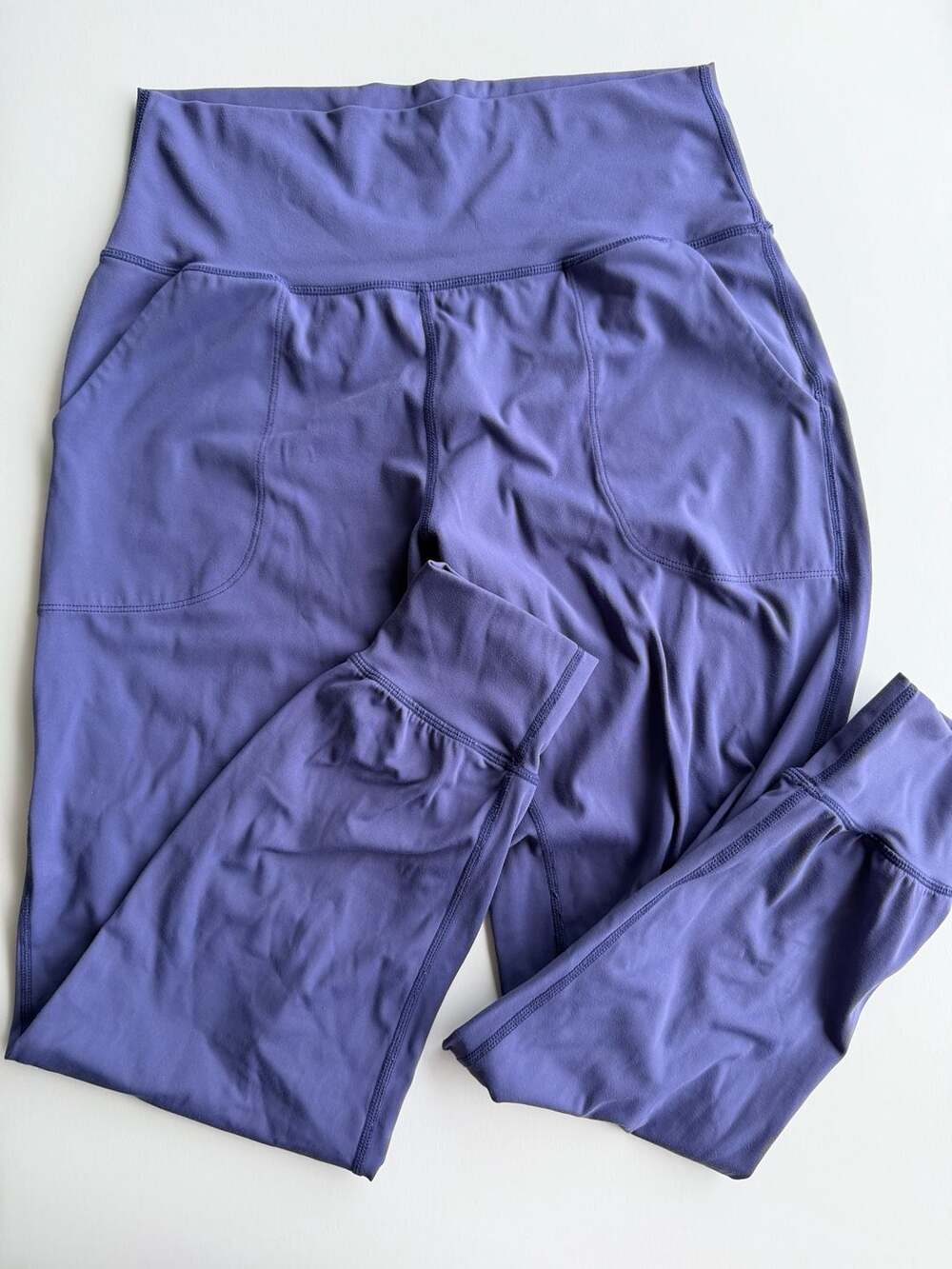 Colorfulkoala High Waisted Pocket Joggers Purple Size M